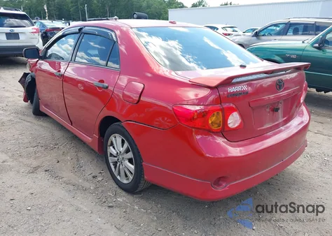 2009 Toyota Corolla S from USA, damaged, VIN 2T1BU40EX9C068129